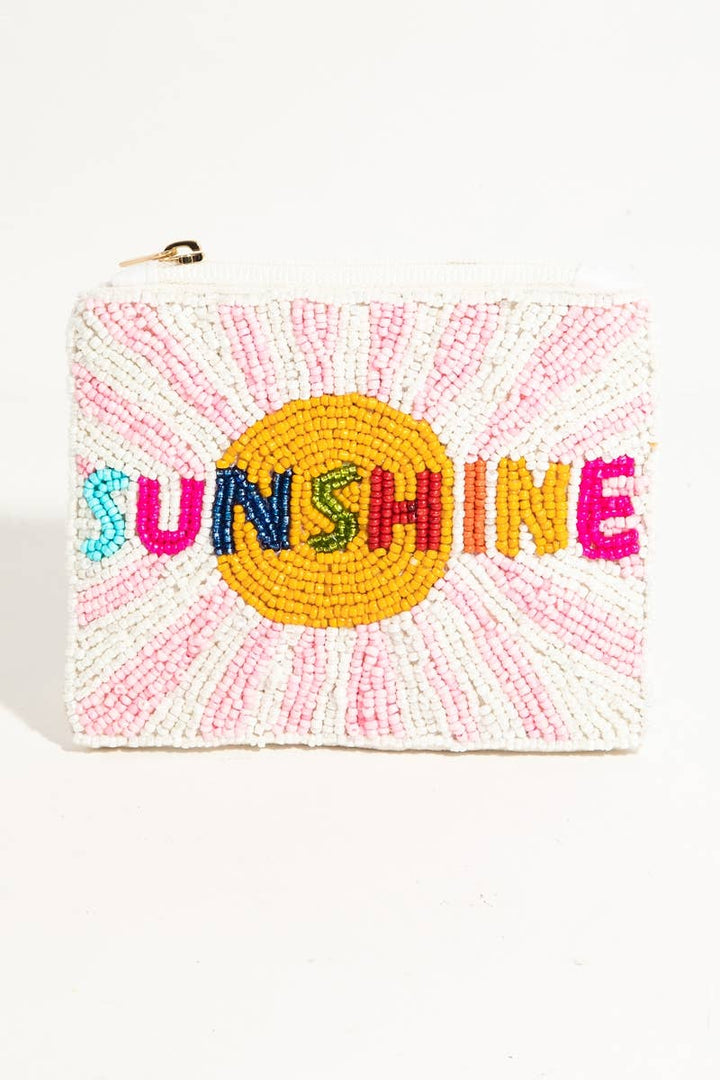 Sunshine Beaded Coin Purse