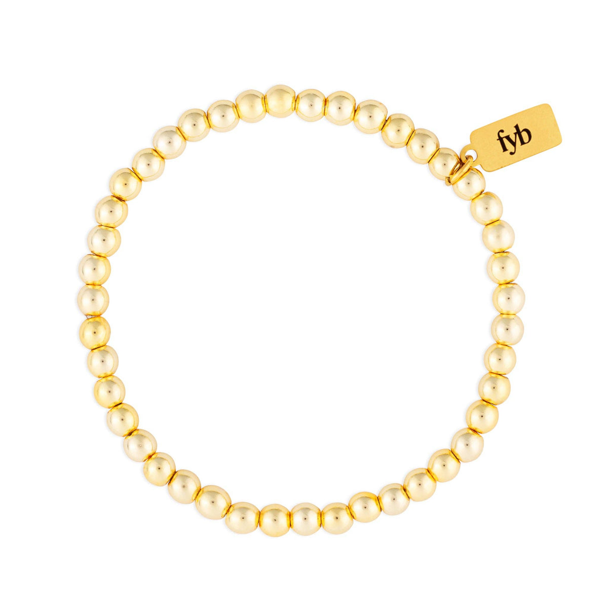 FYB Gold Staple Bracelet - Rosie Karma