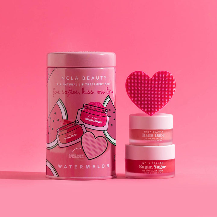 Vegan Lip Scrub Kit - Natural Lip Balm Duo