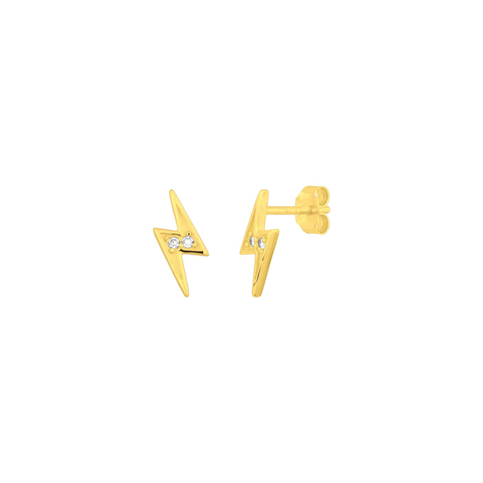 FYB Lightning Studs · Gold