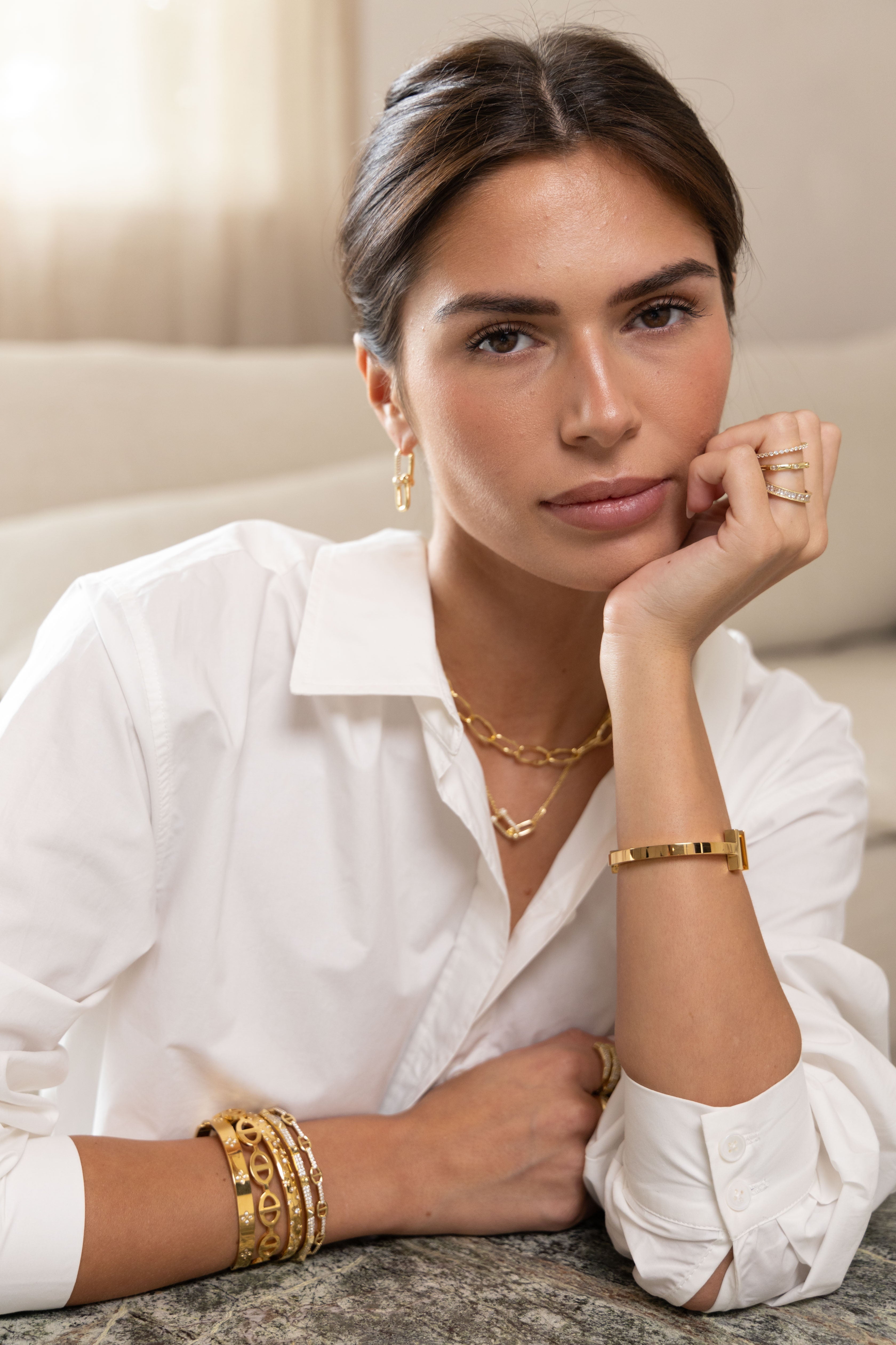 Gold necklaces for women at Rosie Karma