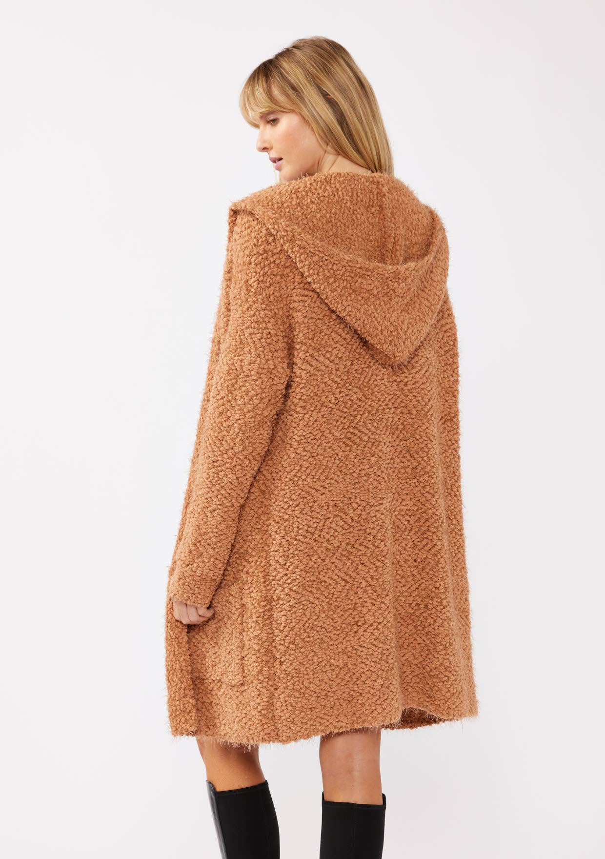 Lovestitch Hooded Cardigan with Pockets - Rosie Karma