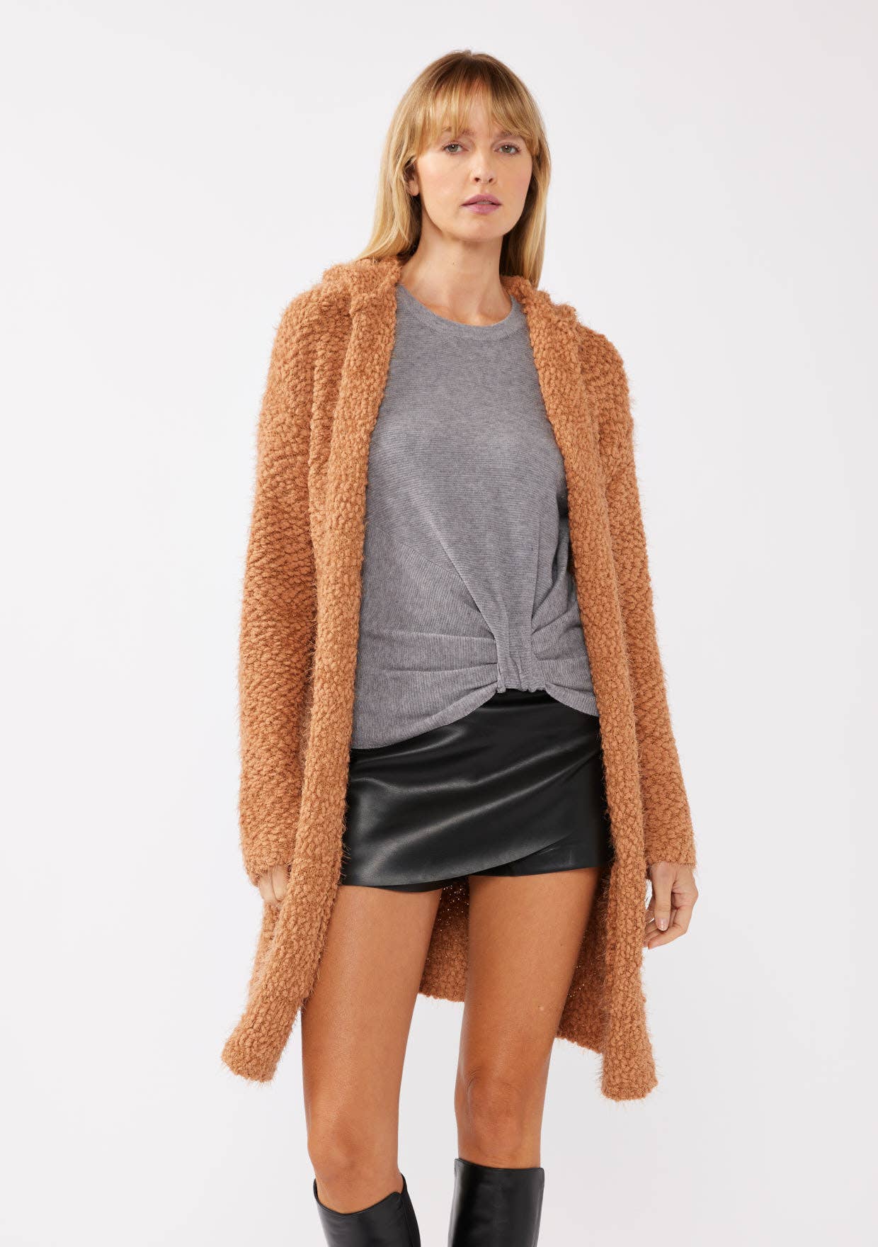 Lovestitch Hooded Cardigan with Pockets - Rosie Karma