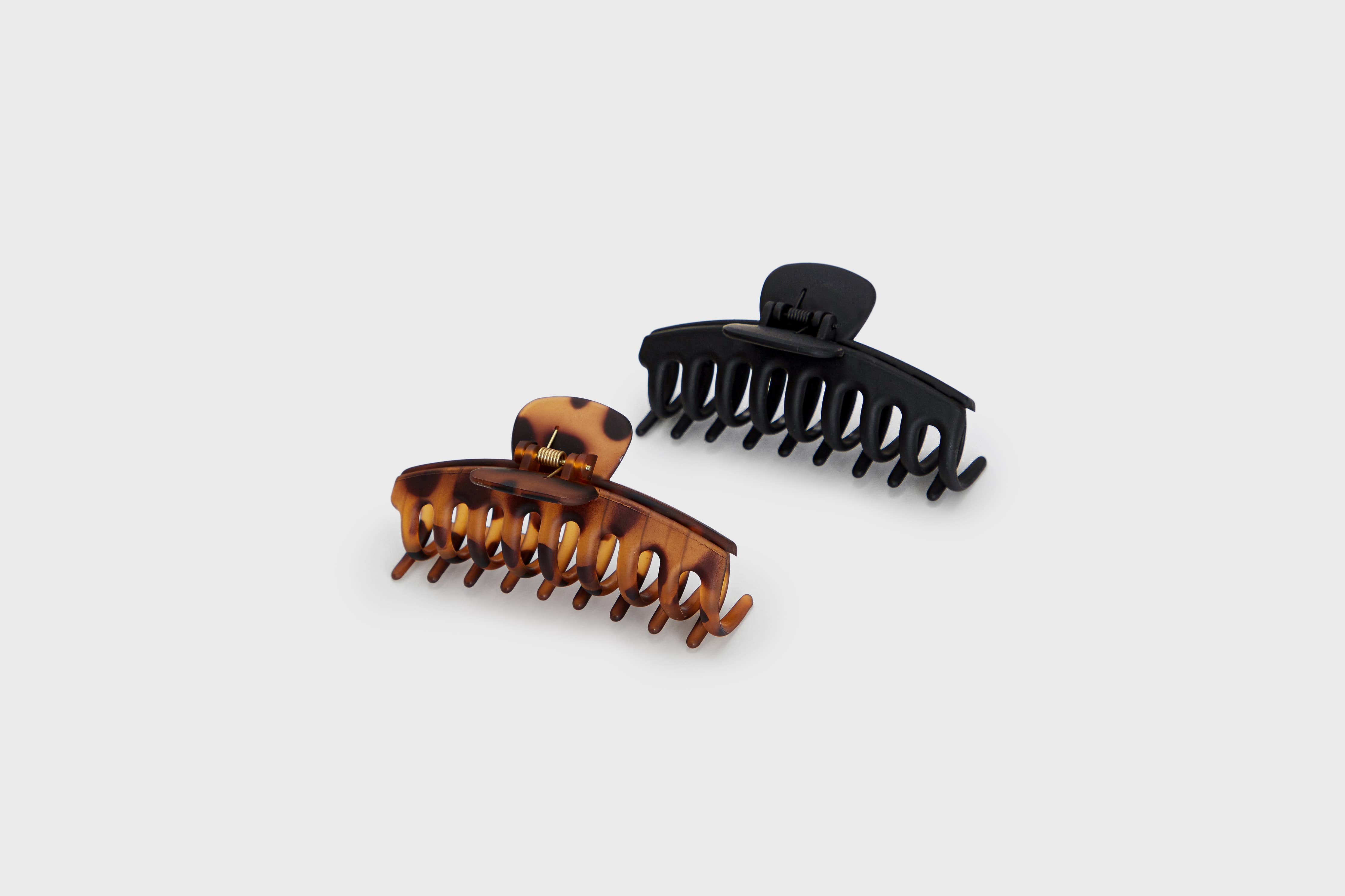 Kitsch Eco-Friendly Oversized Matte Claw Clip - 2pc Set - Rosie Karma