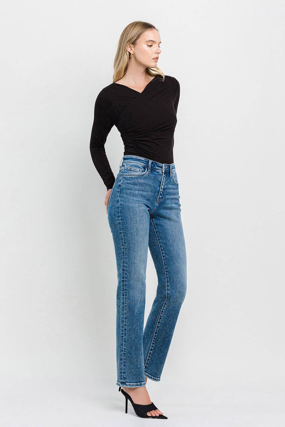 Flying Monkey - High Rise Straight Jeans - Rosie Karma