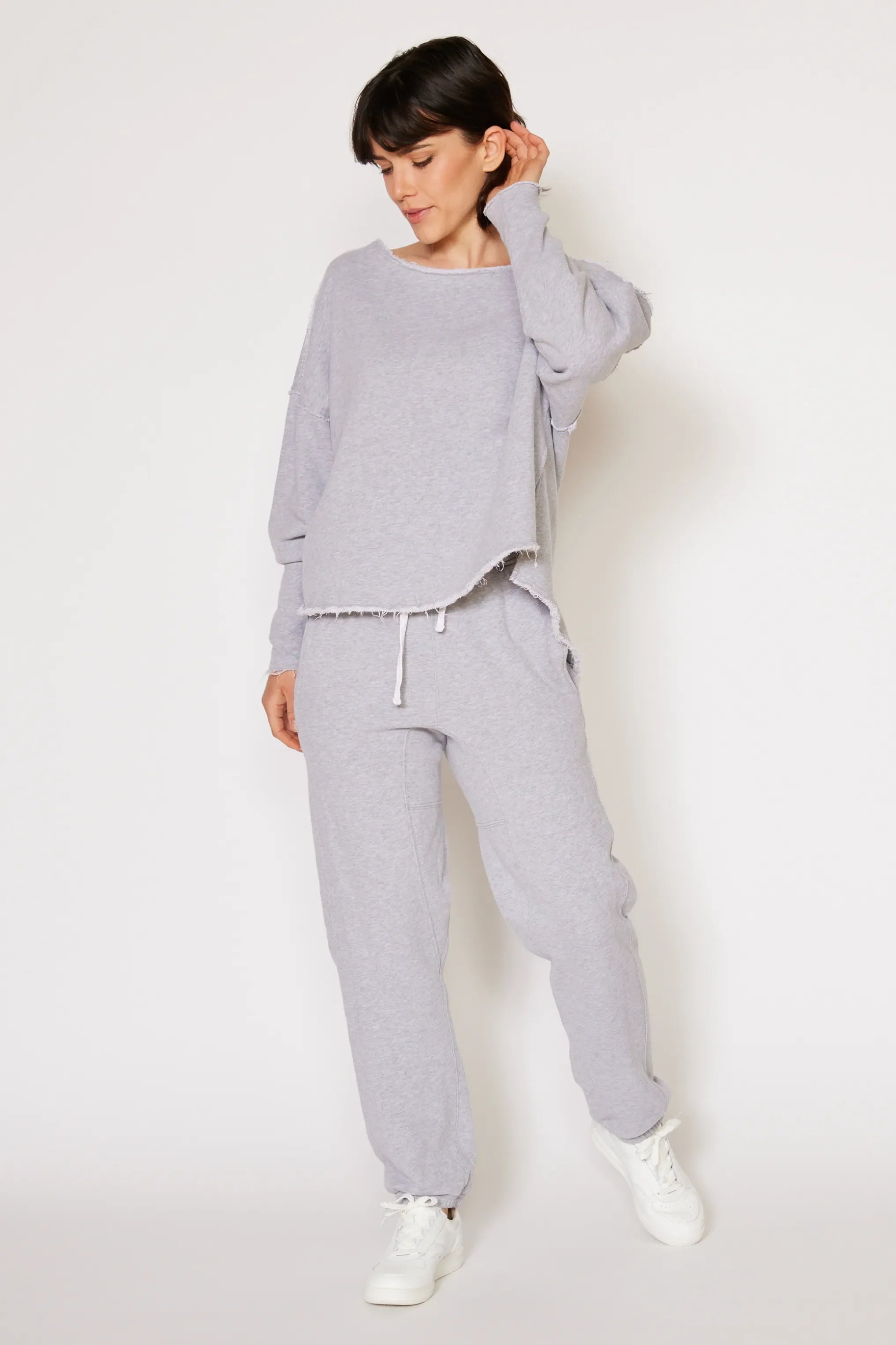 Heather Gray Organic Comfort Fit Pants – Ethically Made in LA