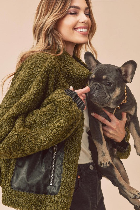 Vegan Sherpa Jacket