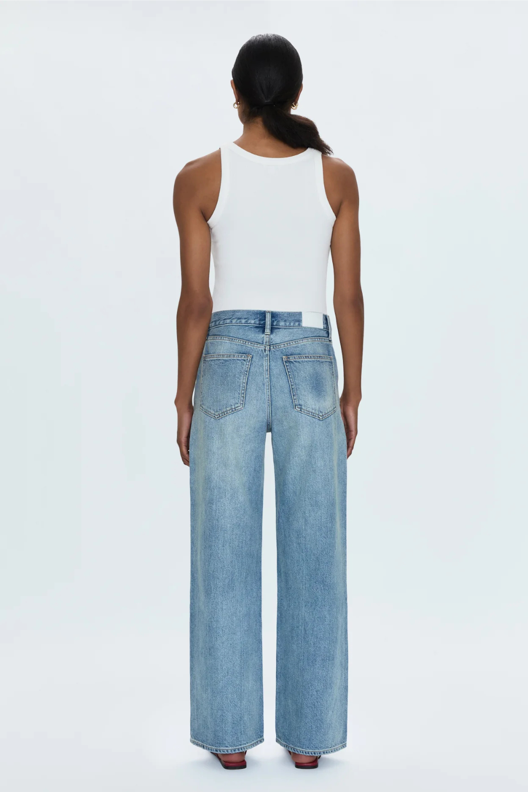 "Hendrix" Relaxed Fit High Waist Denim Jeans – 100% Cotton, Effortless Style