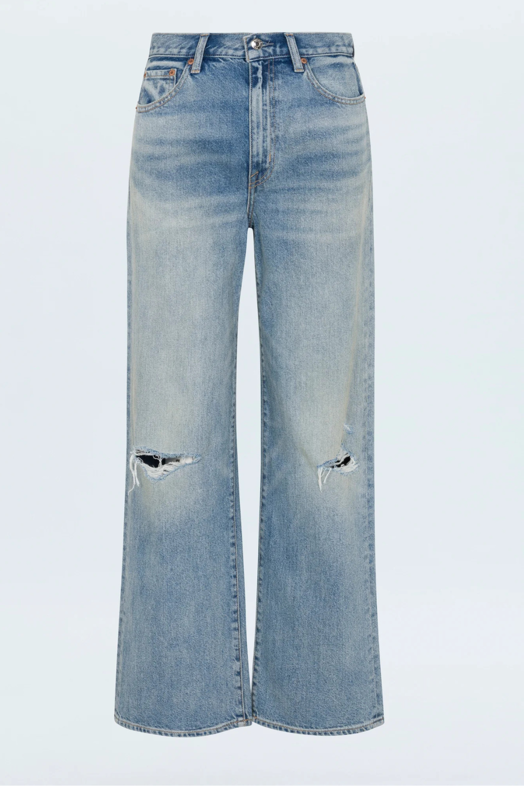 "Hendrix" Relaxed Fit High Waist Denim Jeans – 100% Cotton, Effortless Style