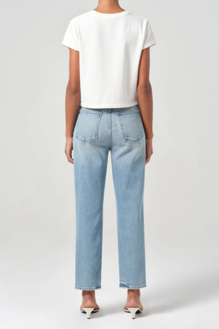 AGOLDE 90's Pinch Waist Crop Jean in Ripple