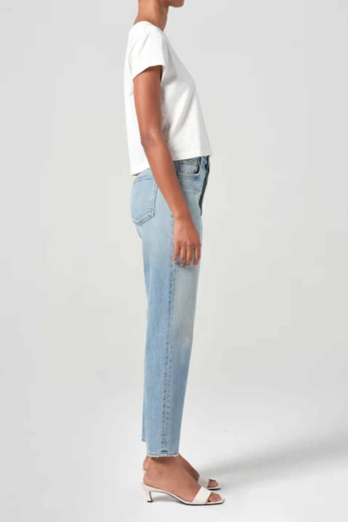 AGOLDE 90's Pinch Waist Crop Jean in Ripple