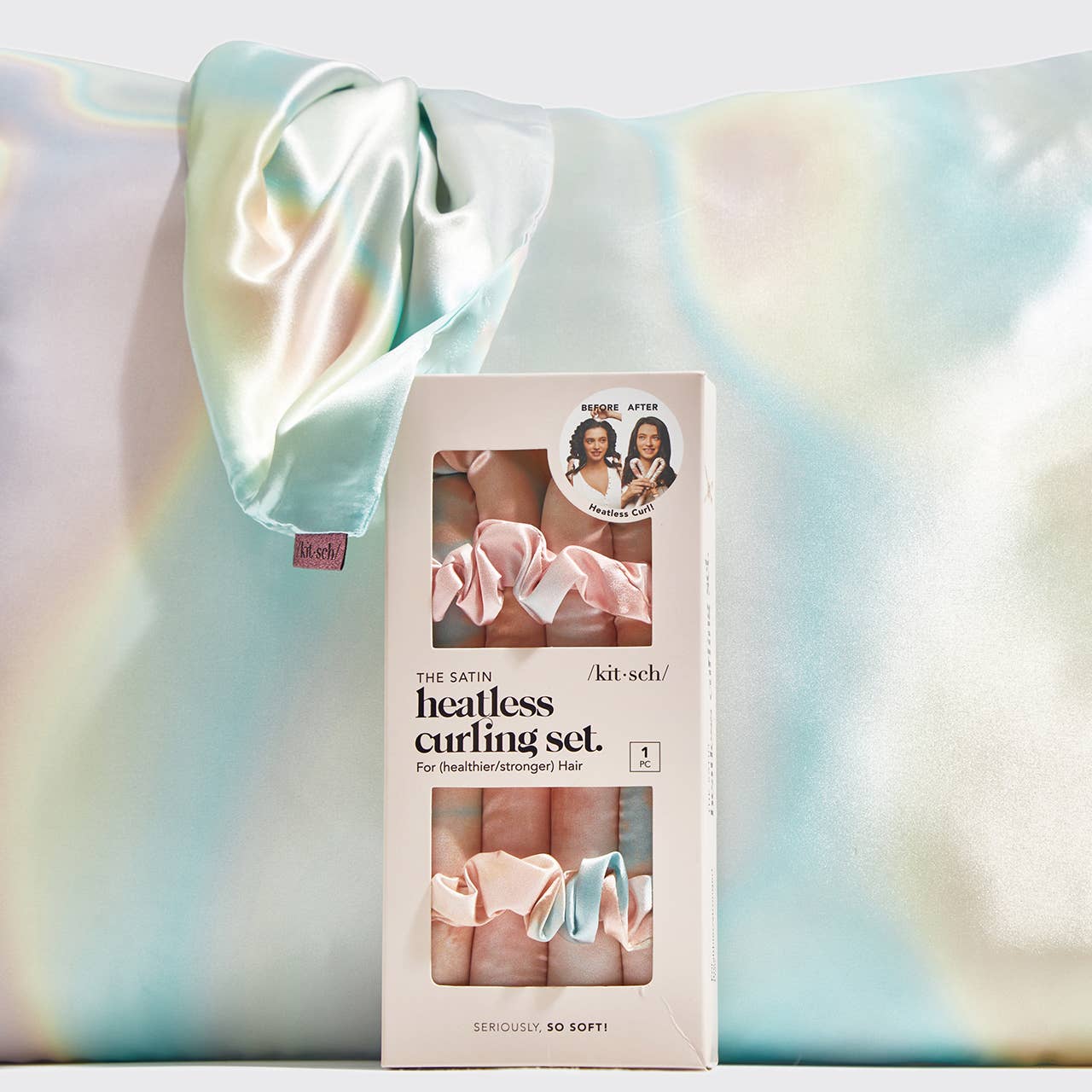 Kitsch Satin Pillowcase - Aura - Rosie Karma