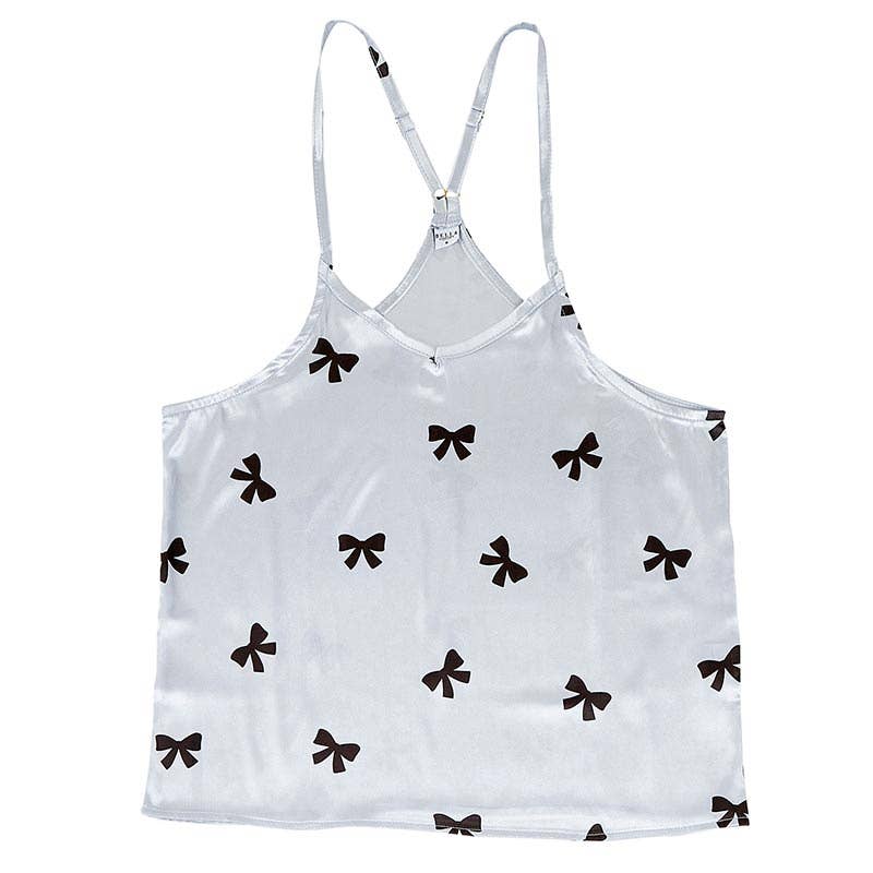 Bella Sleep + Spa Cami and Ruffled Short Satin Pajamas - Rosie Karma