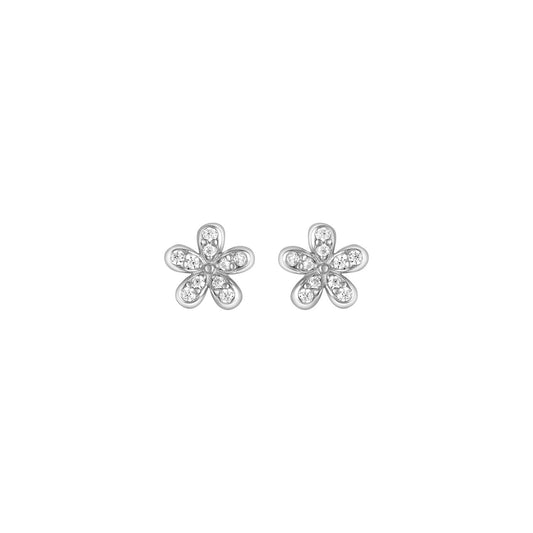 Daisy Silver Earrings
