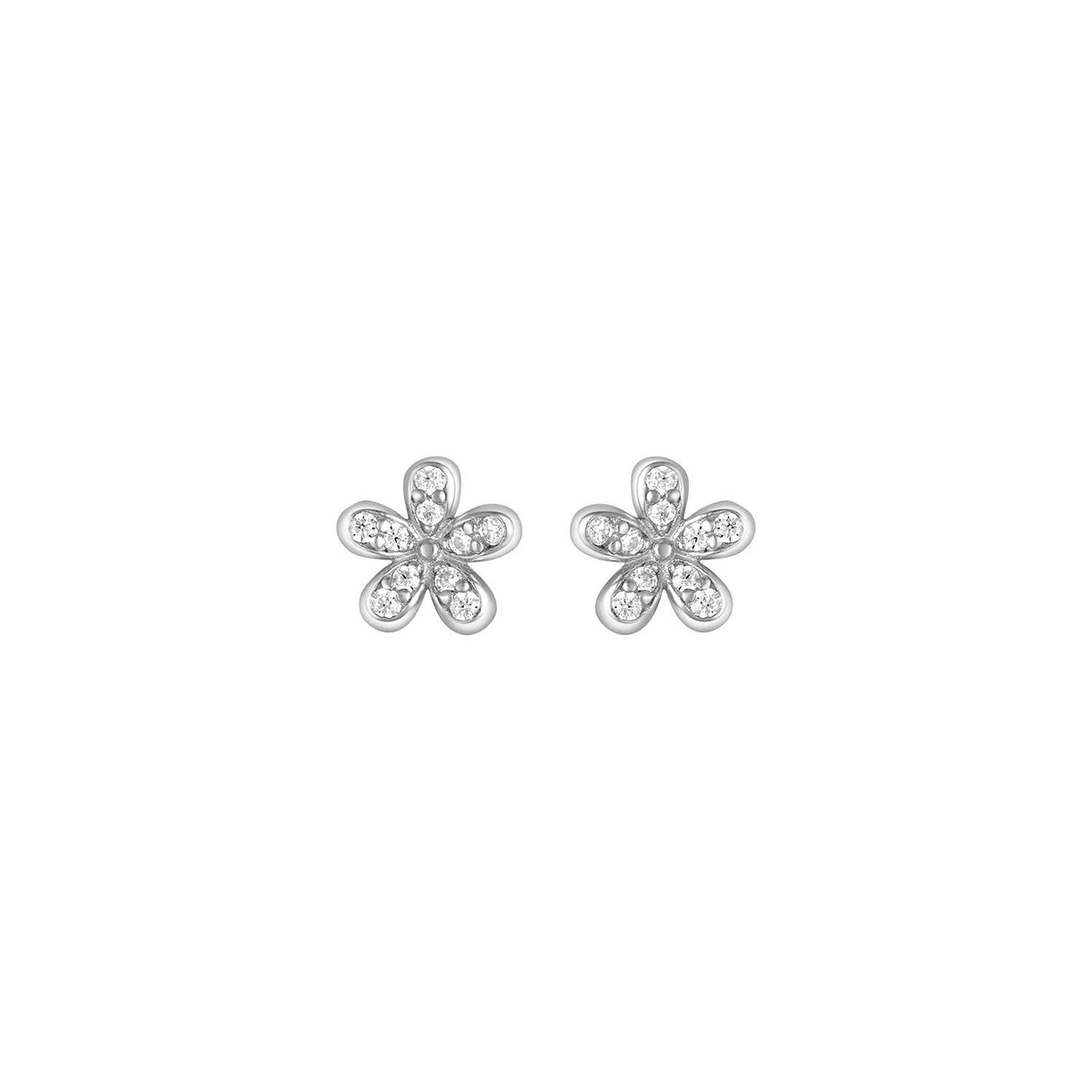 Daisy Silver Earrings