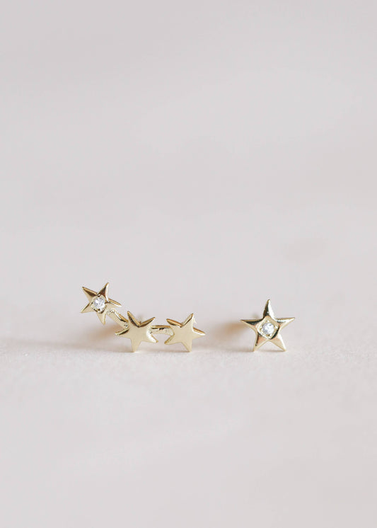 JaxKelly Complements - Star & Constellation - Gold Earrings - Rosie Karma