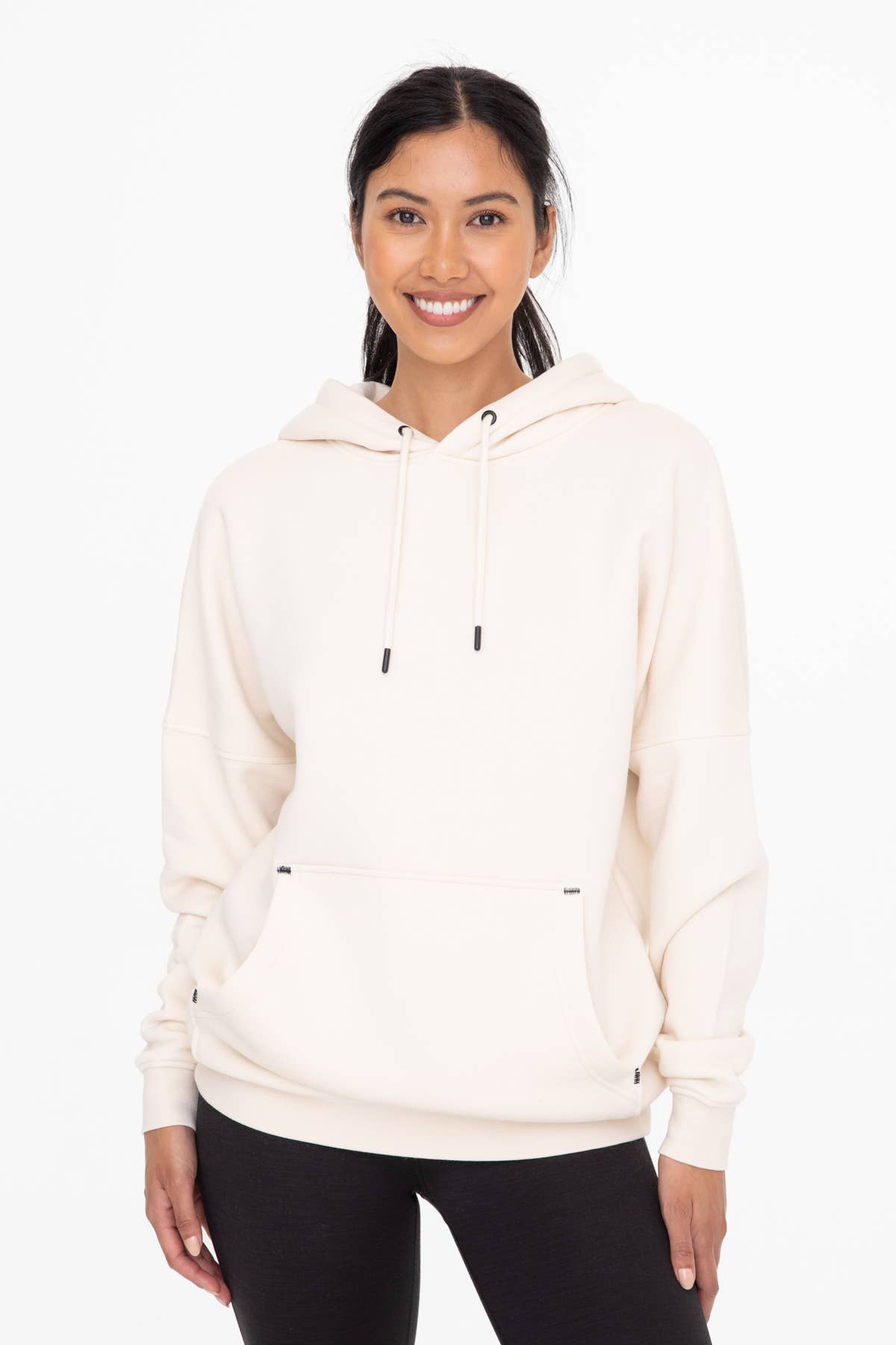 Mono B The Longline Slim Fit Fleece Hoodie - Rosie Karma