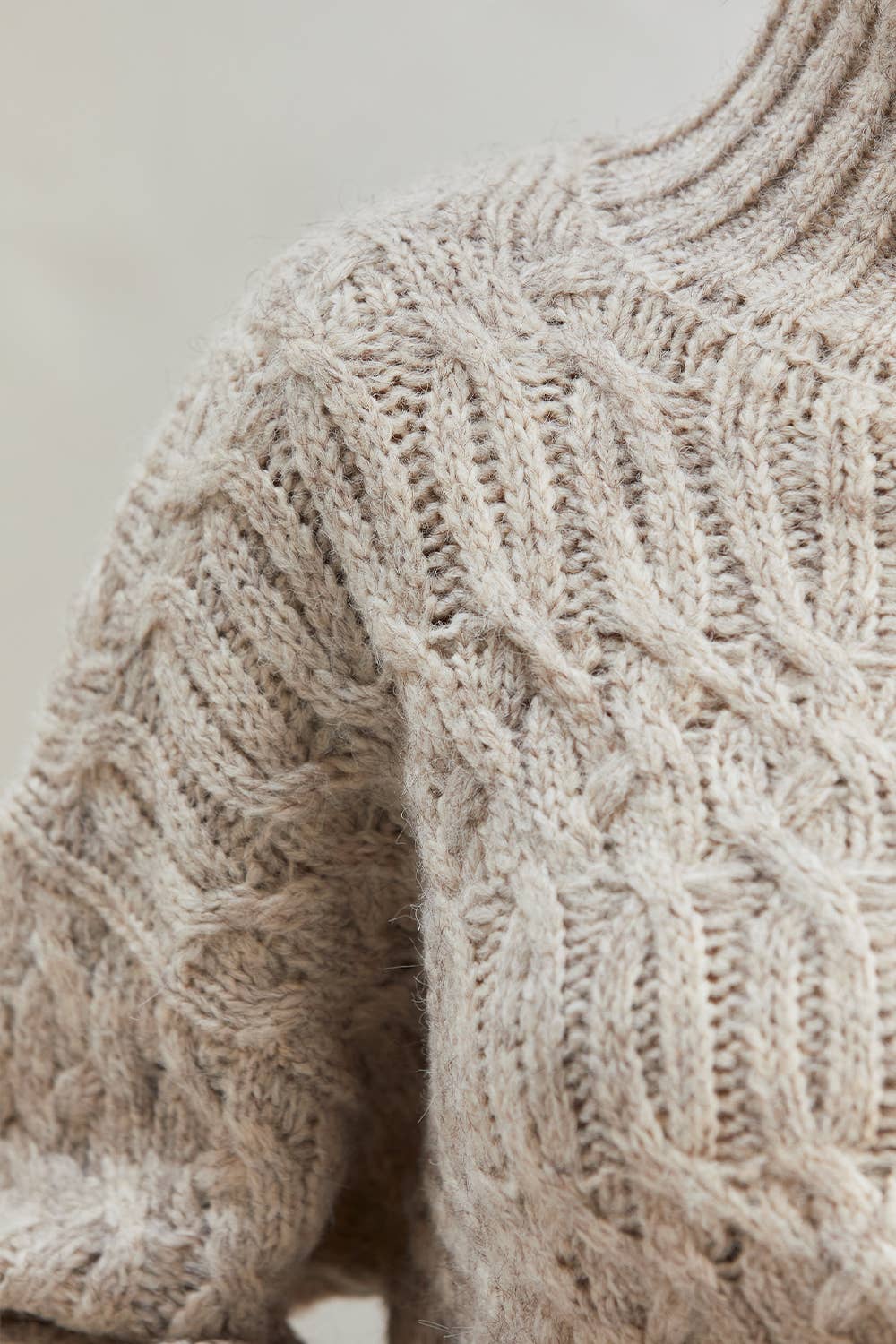 Crescent Lena Mock Neck Cropped Sweater - Rosie Karma