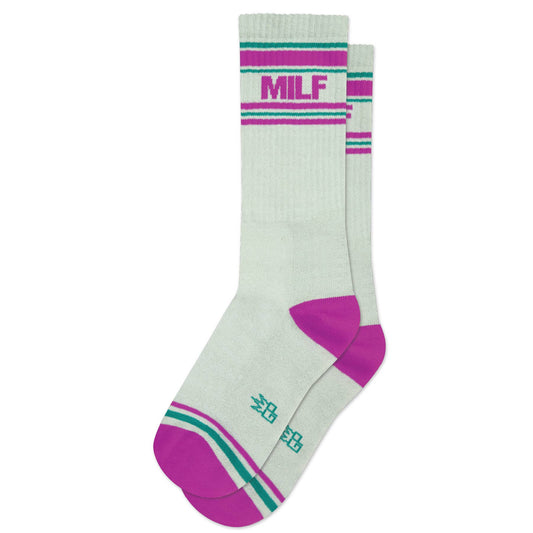 Gumball Poodle MILF Gym Crew Socks - Rosie Karma