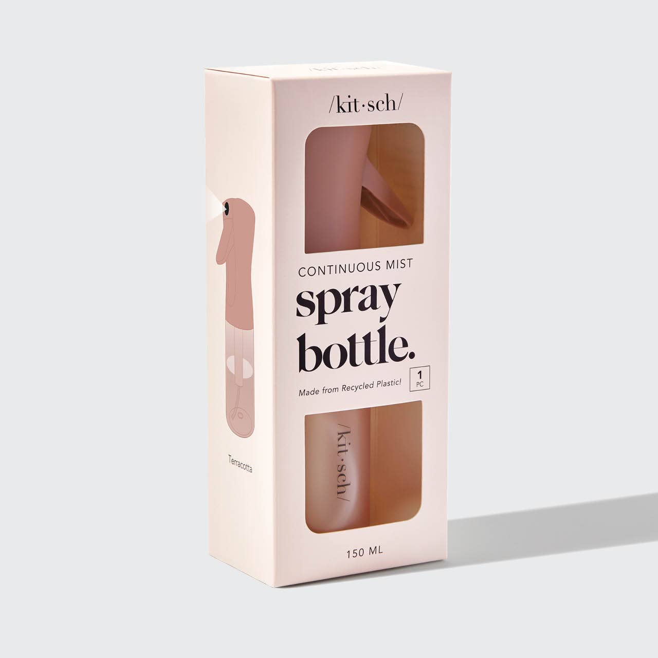 Kitsch Recycled Plastic Continuous Spray Bottle - Terracotta - Rosie Karma