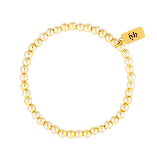 FYB Gold Staple Bracelet - Rosie Karma