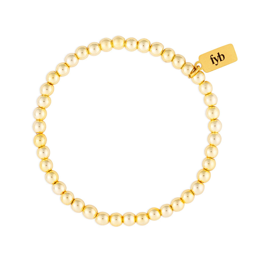 FYB Gold Staple Bracelet - Rosie Karma