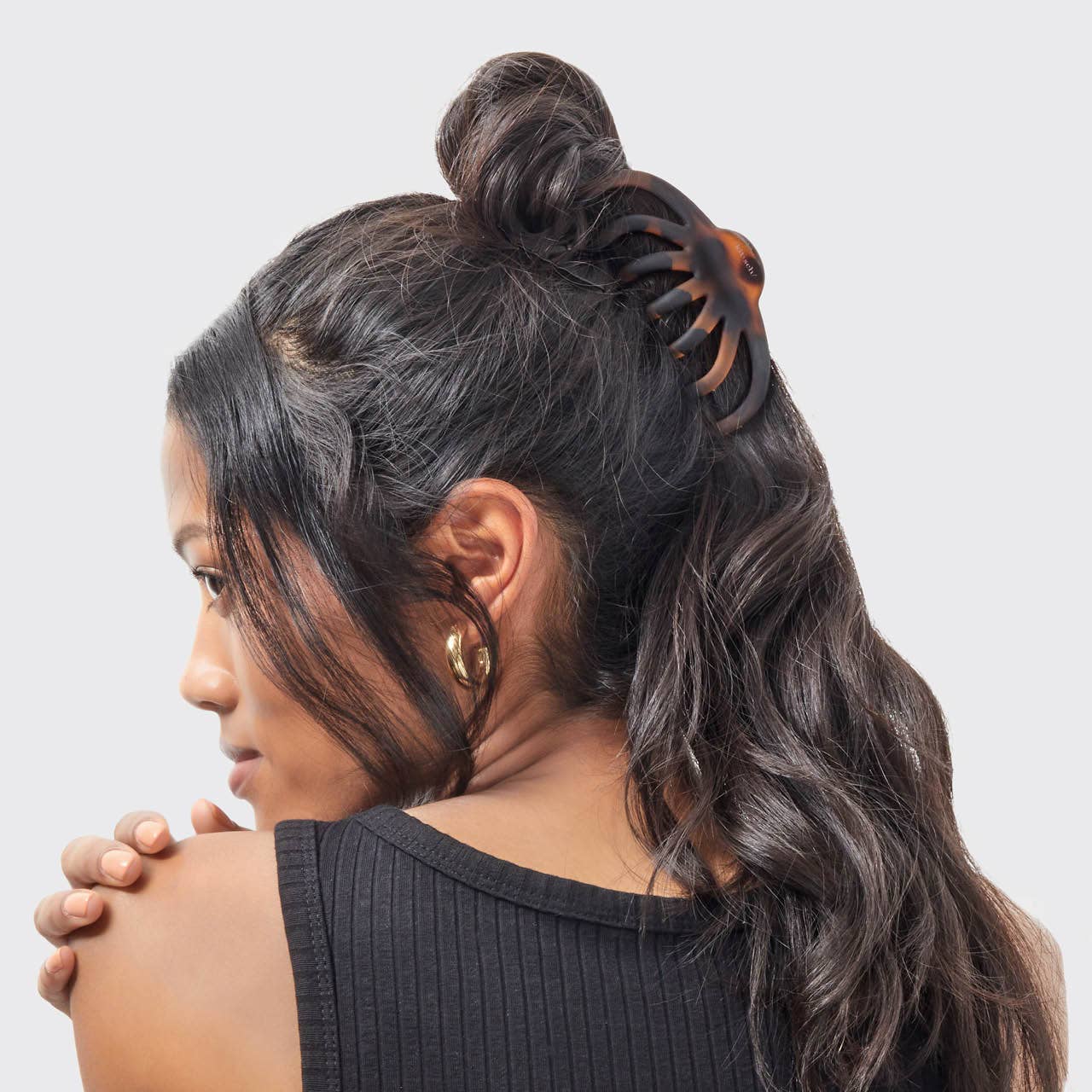 Black and Tortoise Shell Clips
