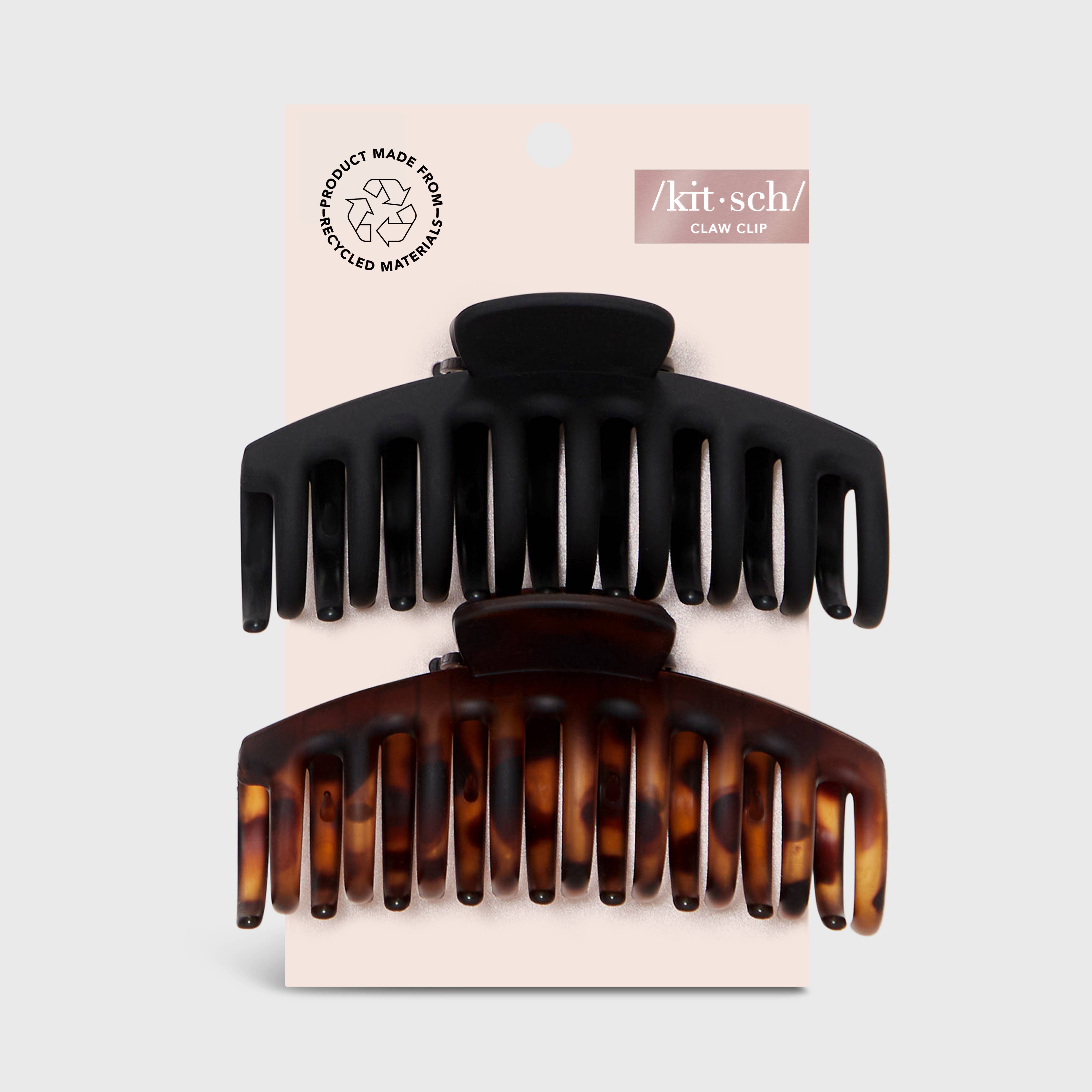 Kitsch Eco-Friendly Oversized Matte Claw Clip - 2pc Set - Rosie Karma