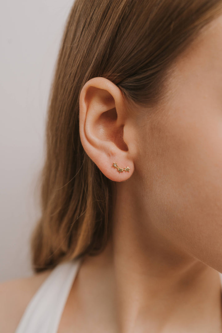 JaxKelly Complements - Star & Constellation - Gold Earrings - Rosie Karma