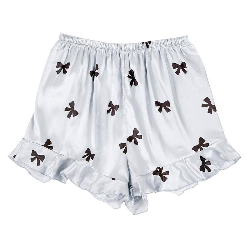 Bella Sleep + Spa Cami and Ruffled Short Satin Pajamas - Rosie Karma