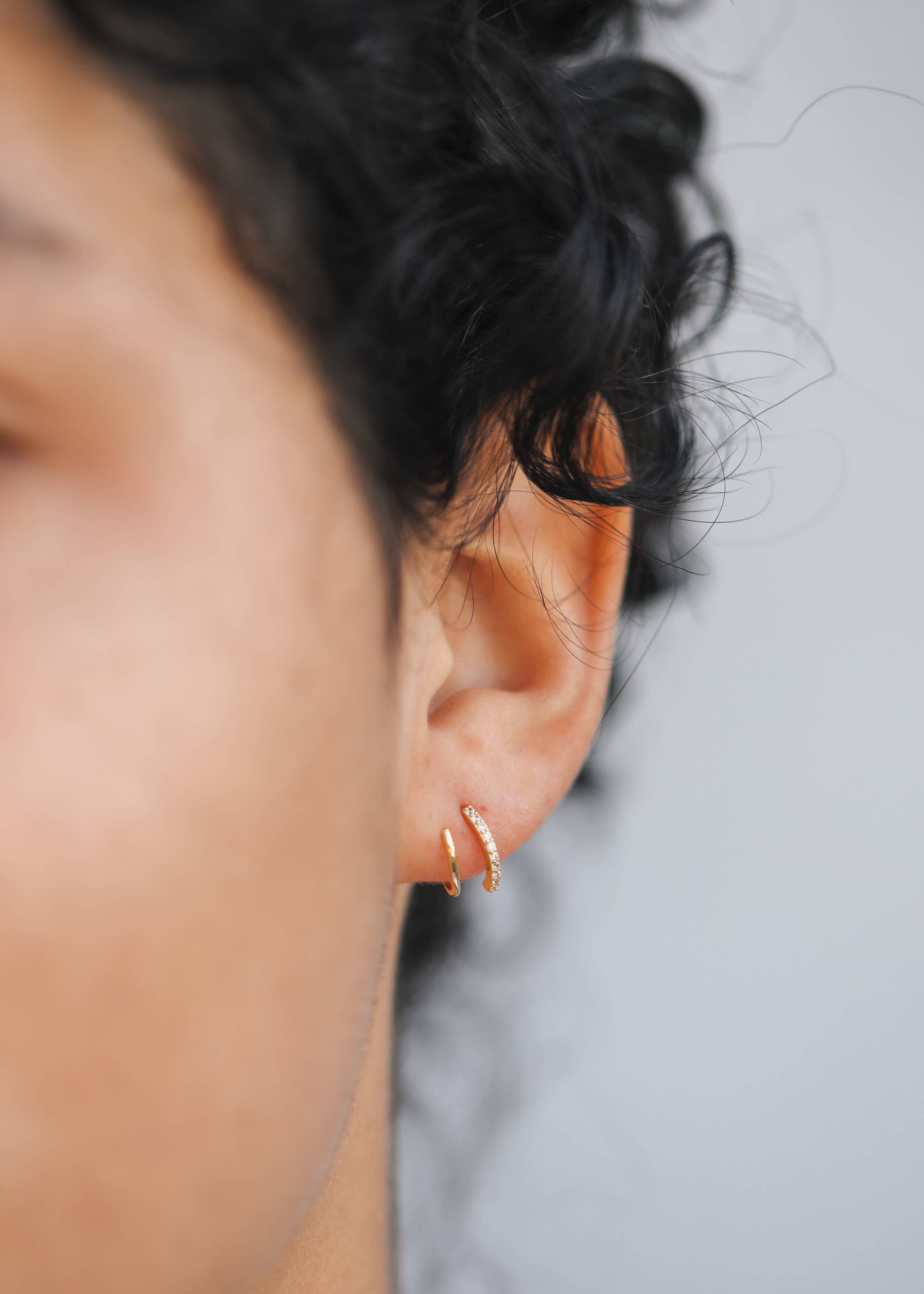 JaxKelly Pave Spiral - Gold Earrings - Rosie Karma