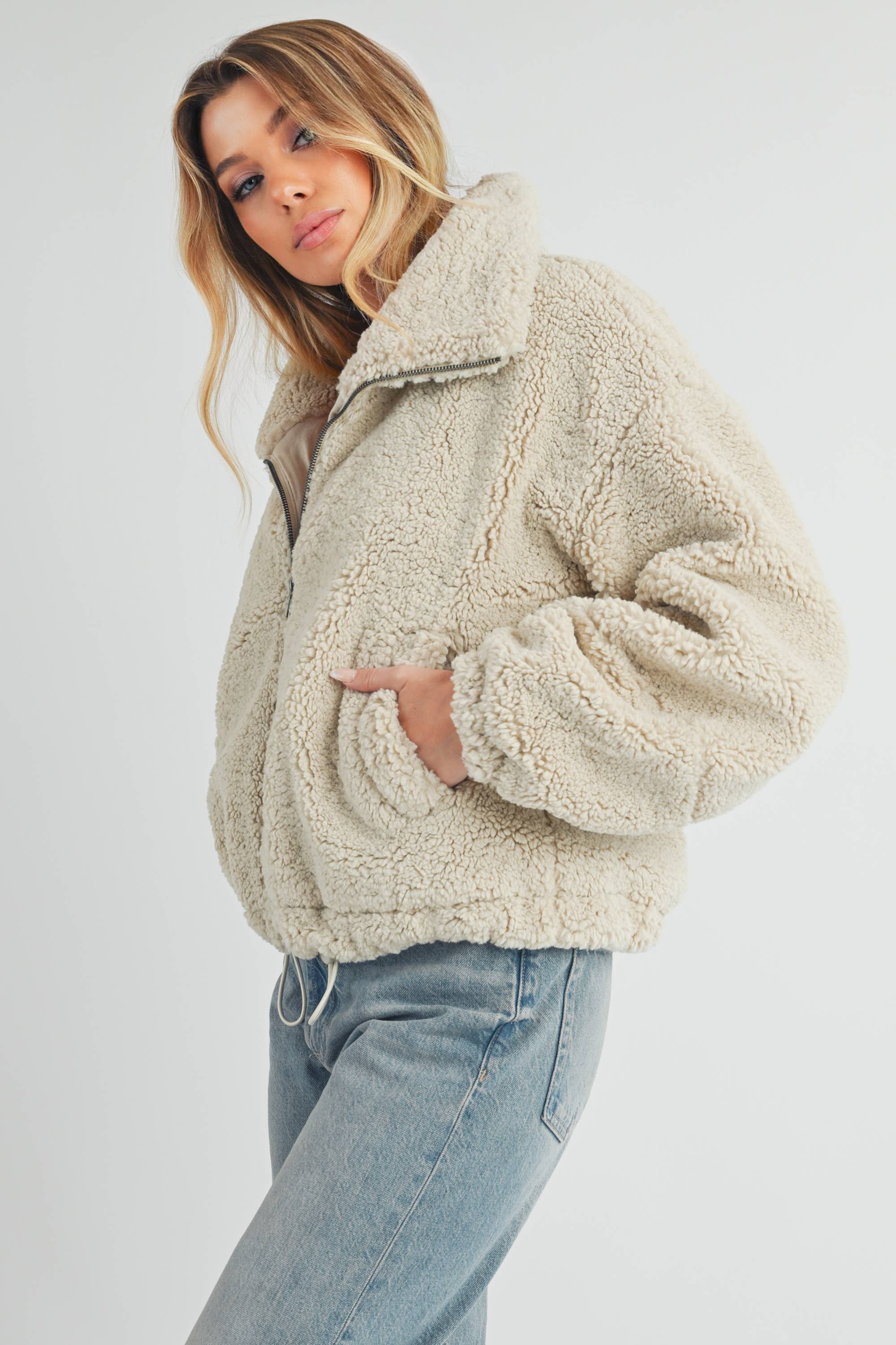AEMI + CO  Cozy Kaori Jacket - Rosie Karma