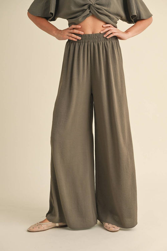 Miou Muse Elastic Waistband Pants