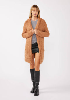 Lovestitch Hooded Cardigan with Pockets - Rosie Karma