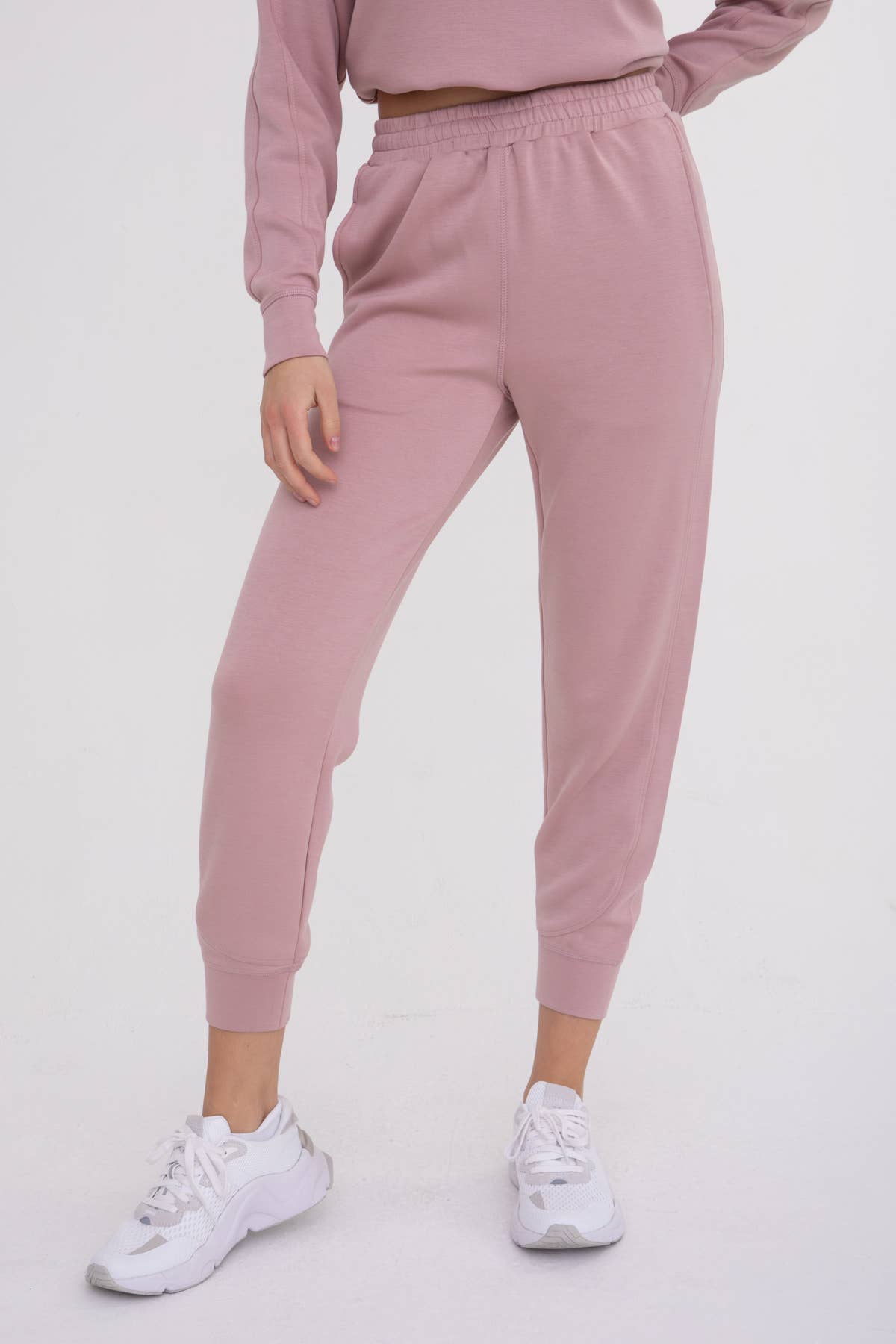 Pink Seam Joggers