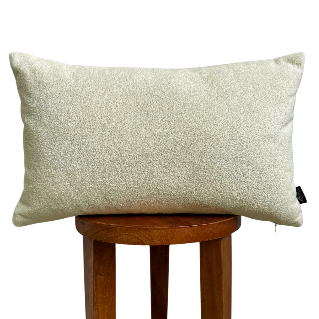 Ultra-Soft Sherpa Lumbar Pillow Cover (12"x20") - Cream - Cozy Winter, Fall & Holiday Decor
