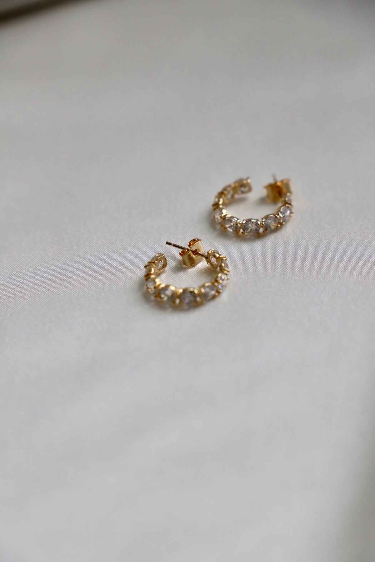 Katie Waltman Stella CZ Eternity Hoops