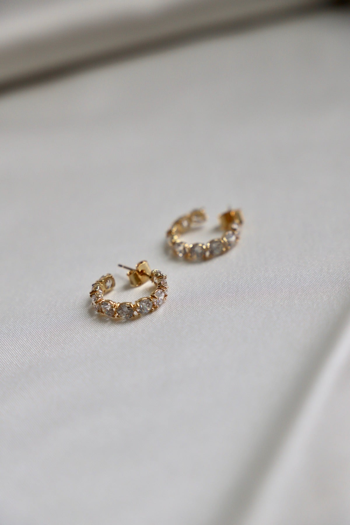 Katie Waltman Stella CZ Eternity Hoops