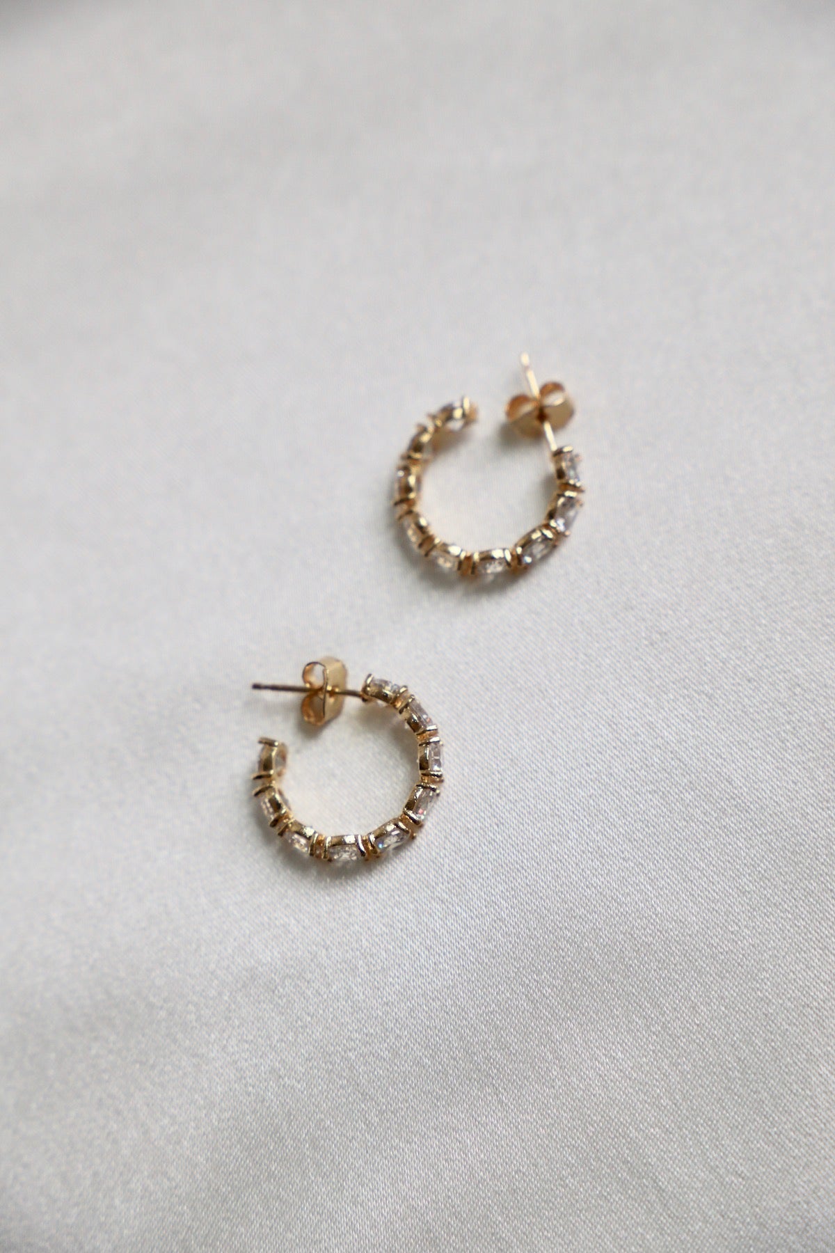 Katie Waltman Stella CZ Eternity Hoops