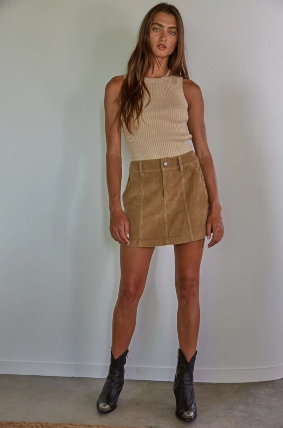 By Together Cotton Corduroy Mini Skirt - Rosie Karma