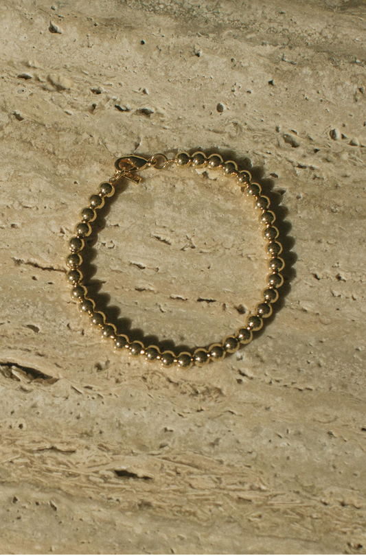 Dotted Gold Bracelet