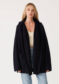 Oversized Hooded Coatigan