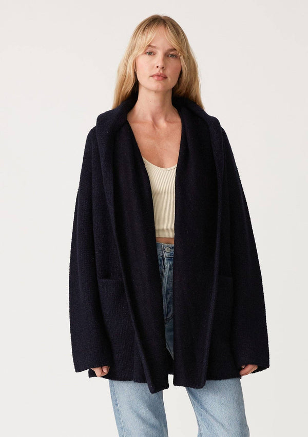 Oversized Hooded Coatigan