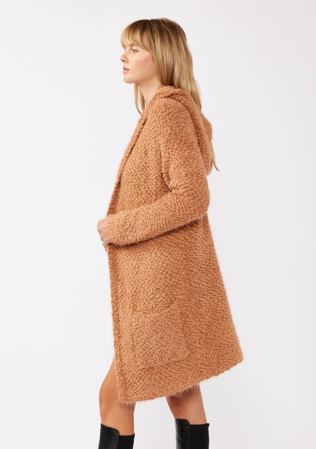 Lovestitch Hooded Cardigan with Pockets - Rosie Karma