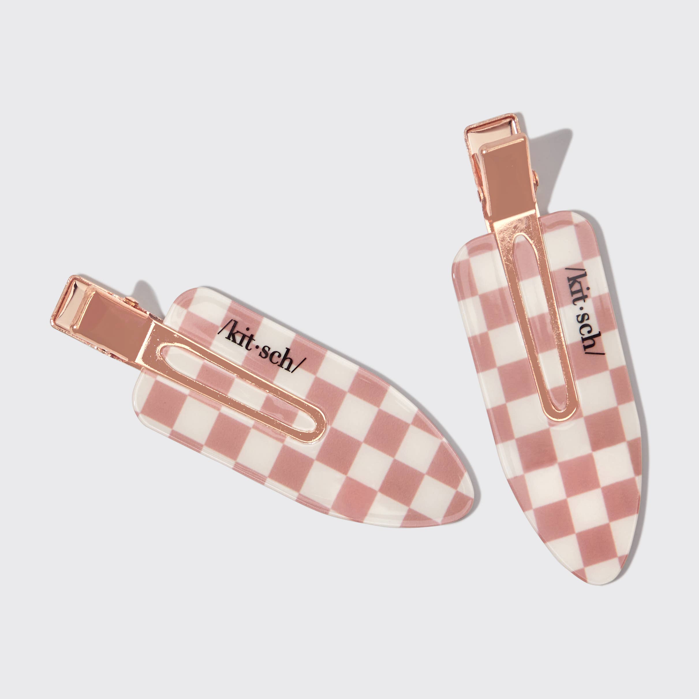 Kitsch Recycled Plastic XL Creaseless Clips 2pc Set -Terracotta - Rosie Karma