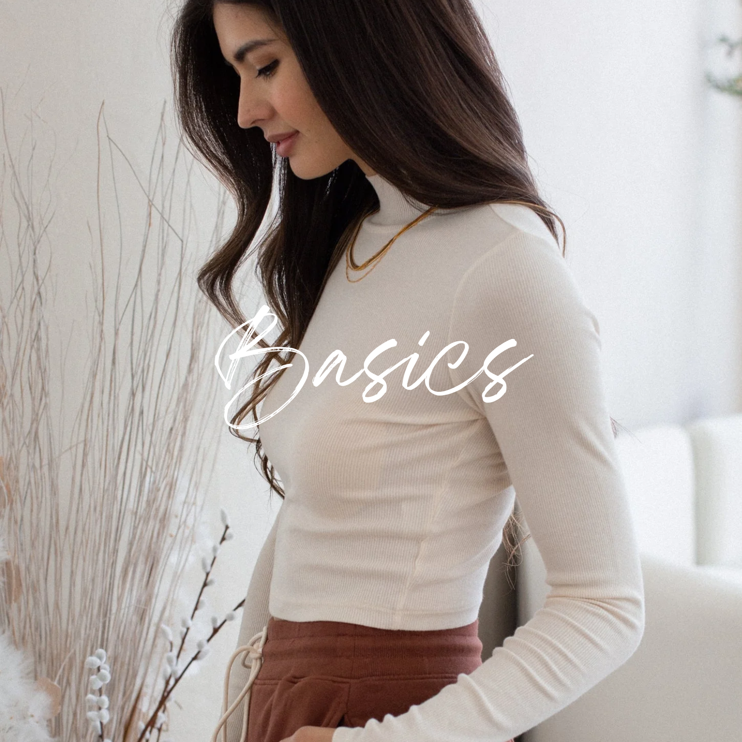 Woman wearing sequin romper for holiday looks collection