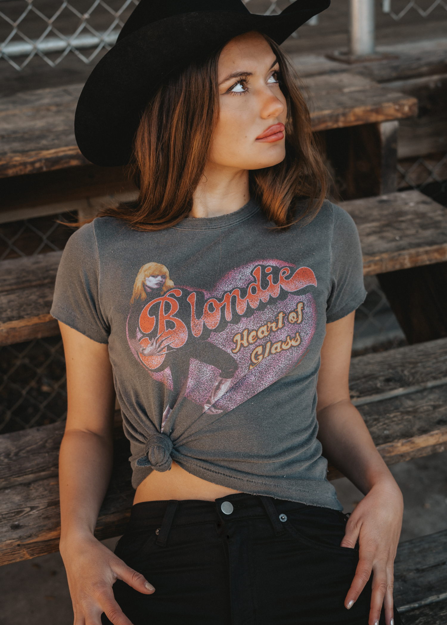 Blondie Heart of Glass Band Shirt by Junk Food