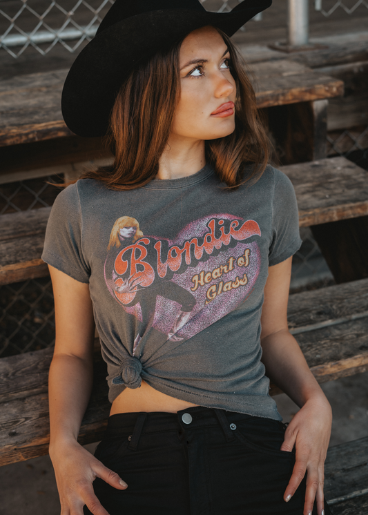 Blondie Heart of Glass Band Shirt by Junk Food