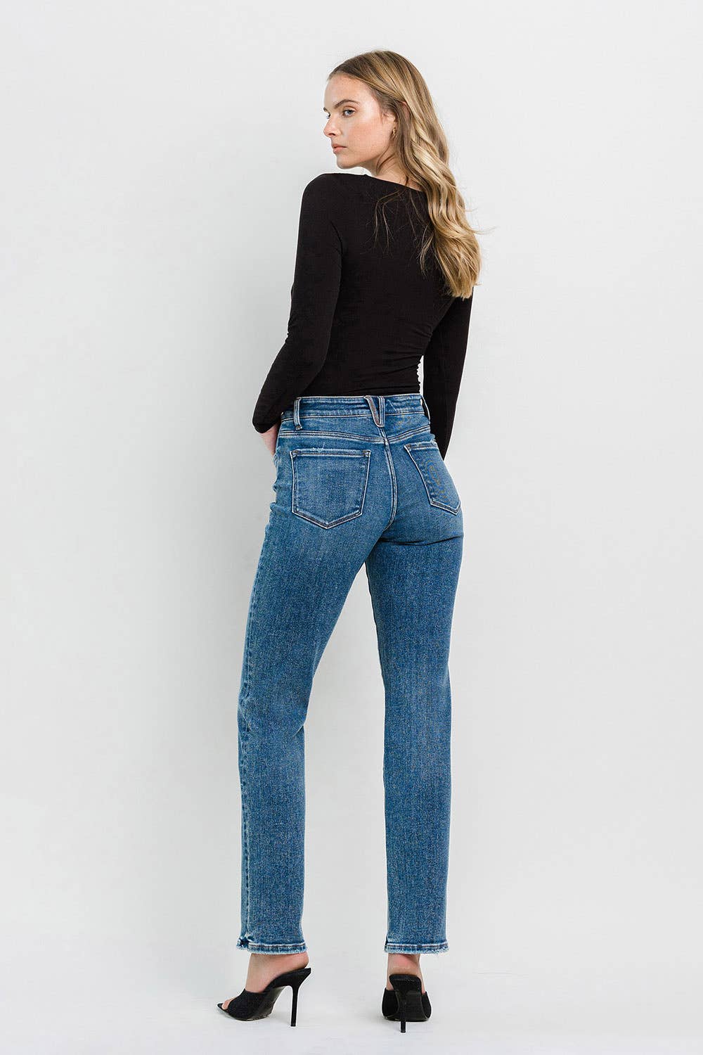Flying Monkey - High Rise Straight Jeans - Rosie Karma