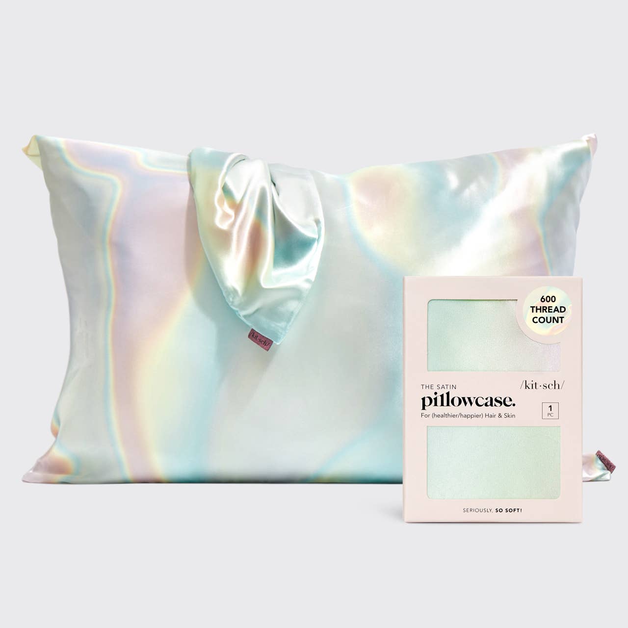 Kitsch Satin Pillowcase - Aura - Rosie Karma